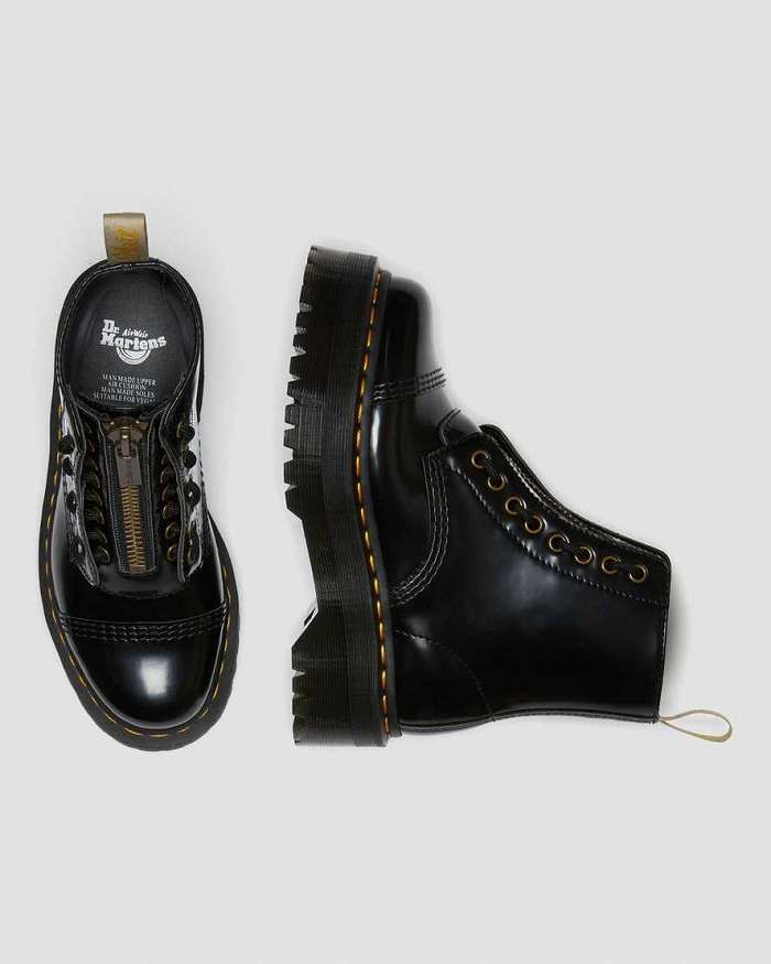 Botas Negras Dr. Martens Online Dr. Martens Vegan Sinclair Mujer